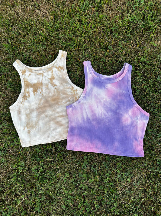 Tie Dye Ribbed Tank