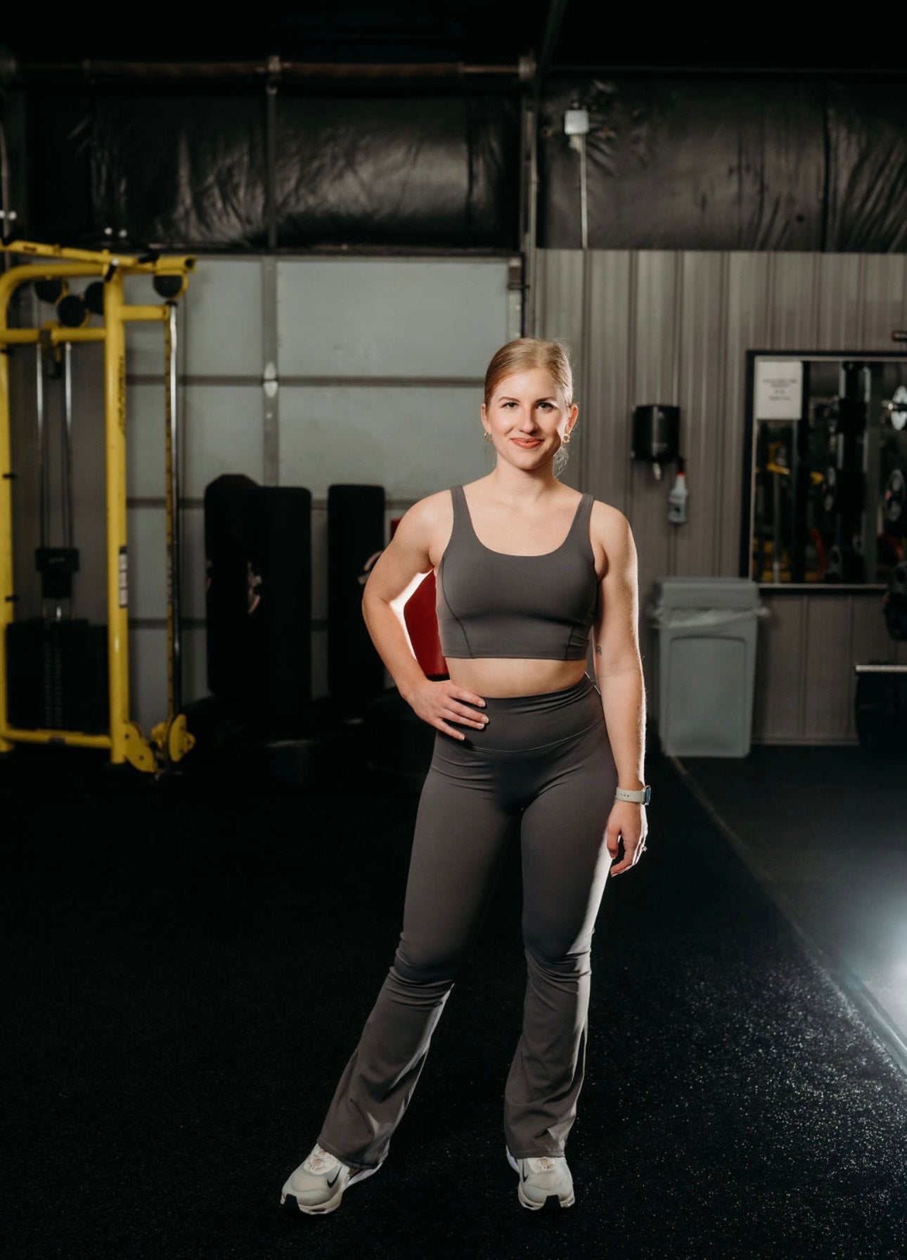 Gentle Mover Scoop Neck Cropped Tank