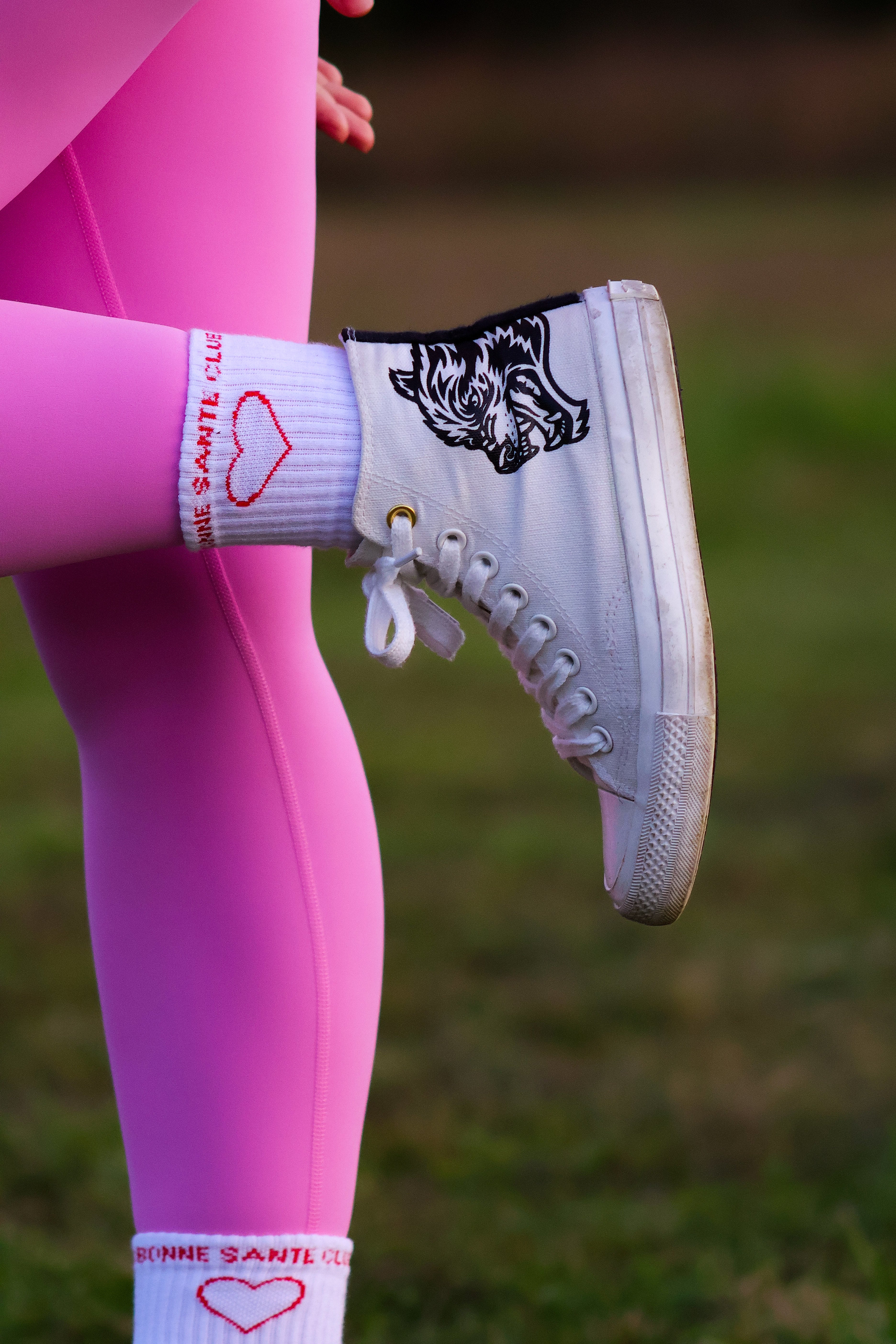 Limited Edition Heart Quarter Crew Socks – Bonne Sante Club